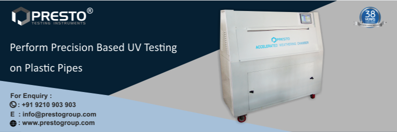 Perform Precision Based UV Testing on Plastic Pipes